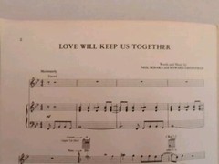 Love Will Keep Us Together Sheet Music Captain & Tennille Piano Guitar Vocal F2W