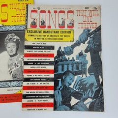 Lot of 10 1950s song lyrics magazines Popular Songs That Will Live Forever Best