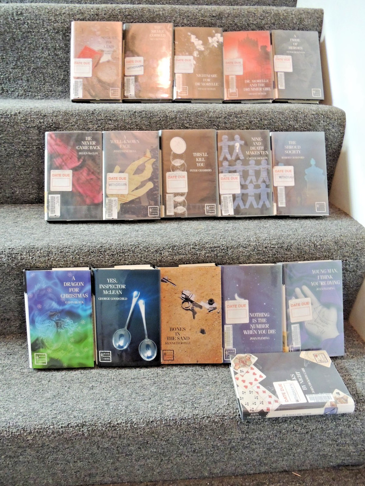 Lot of 16 BLACK DAGGER CRIME Hardcover Mystery Books