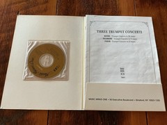 Three Trumpet Concerti Classical Sheet Music Minus One Play-Along Book Audio