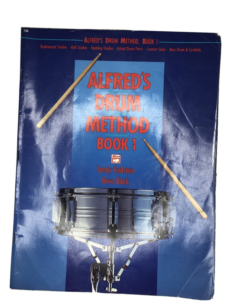 Alfreds Drum Method Book 1 Sandy Feldstein Alfred Rudiments Rolls Solos Music