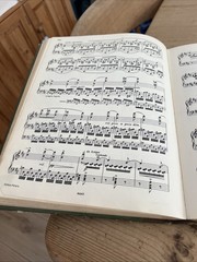 Antique Hardcover “Brahms Piano Works”KLAVIER~WERKE Band 1