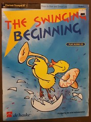 The Swinging Beginning for Clarinet Trumpet Wind Instruments Sheet Music WITH CD