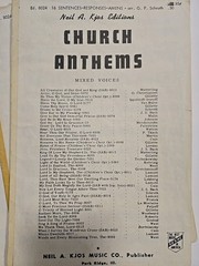Lot of 79 Kjos Choral Choir Sheet Music SATB Vintage Religious Various Church