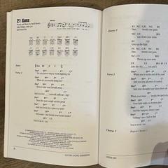 GREEN DAY Guitar Chord Songbook Lyrics & Chord Diagrams 34 Punk Songs Book