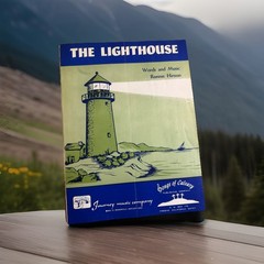 Vintage Southern Gospel Sheet Music The Lighthouse Shape Notes 1971 Piano Voice