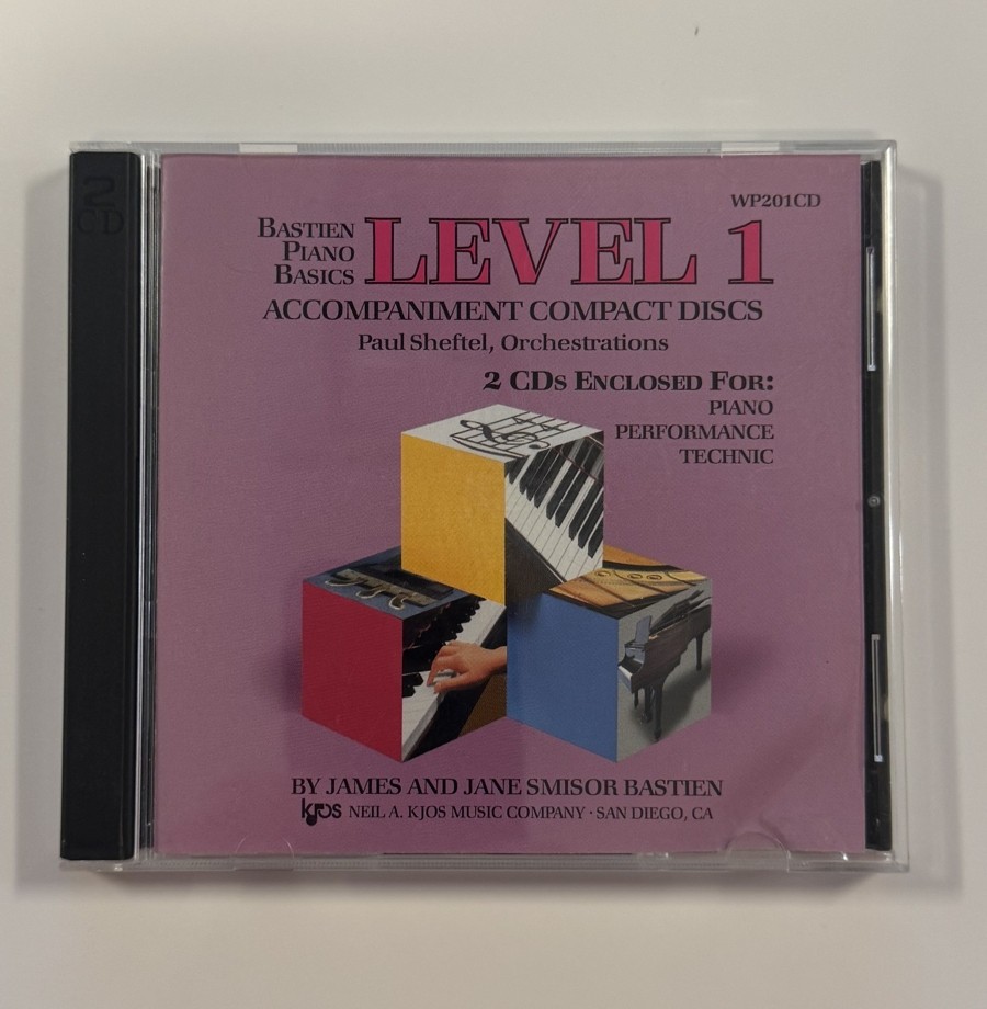 Bastien Piano Basics Primer Piano/Performance/Technic Accompaniment 2 CDs