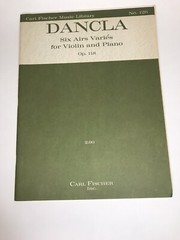 Dancla Six Airs Varies For Violin and Piano (Lot Of 2) No. 125 & No. 126