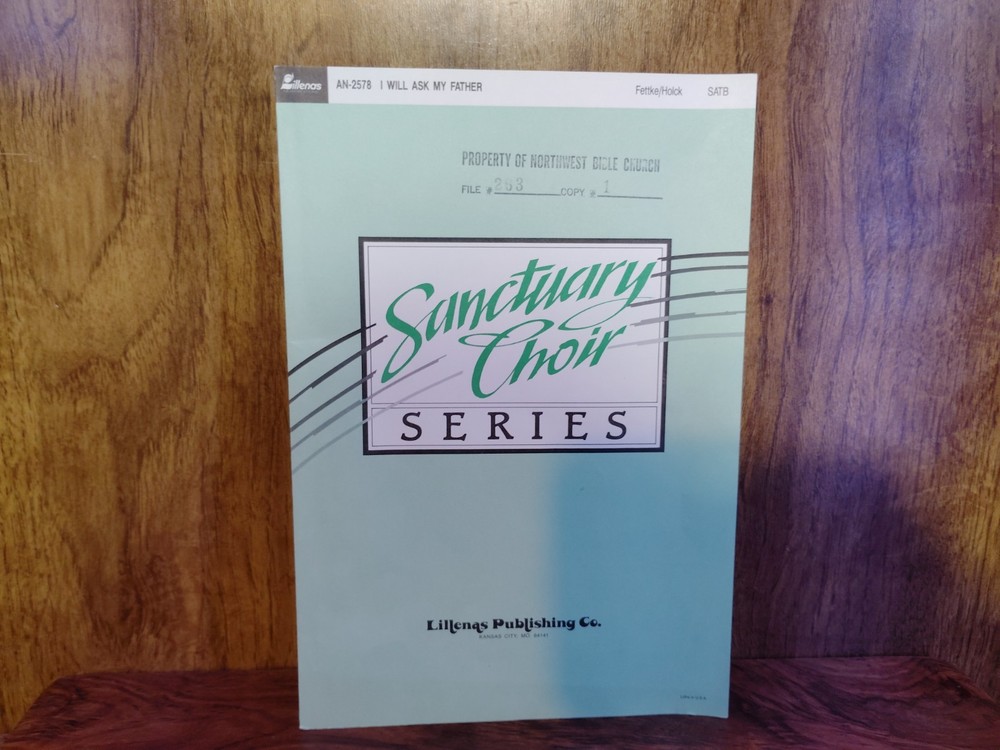I Will Ask My Father SATB Choral Sheet Music Lot 22 Copies Fettke Lillenas AN-25