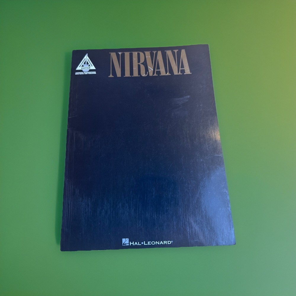 Hal Leonard Music NIRVANA Songbook Guitar Tabs Recorded Versions Paperback Book