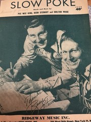 « Slow Poke » by Pee Wee King, Redd Stewart, & Chilton Price ~ Sheet Music (1949)