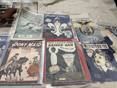 Vintage 1910&rsquo;s-1940&rsquo;s Large Sheet Music Lot Of 220+ Mainly early, Rag WW1 girls