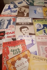Vintage Early 1940 – 1950s Song Sheet Music lot of 30 Old Standards Show Tunes