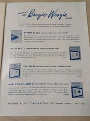 1941 Folio W.C.Handy Blues Folio. 7 Tunes