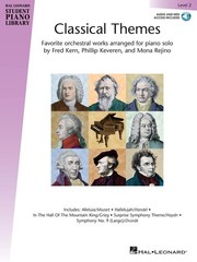 Classical Themes Level 2 Piano Solo Sheet Music Hal Leonard Student Book & Audio