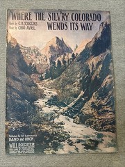 1904 Sheet Music – Where The Silv&rsquo;ry Colorado Wends Its Way