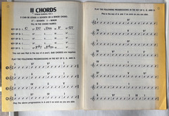 Vintage 1978 Bull’s-Eye Easy Chord Finders Poster #1 & Rhythm Chords Book