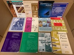 Lot of 20 Music Sheet Choral Lessons Chord Song Guitar Piano Book Set RANDOM Mix