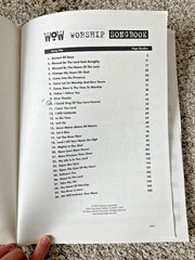WOW Worship Song Books, Lot of 5, Purple Red Blue Orange Green, Paperbacks