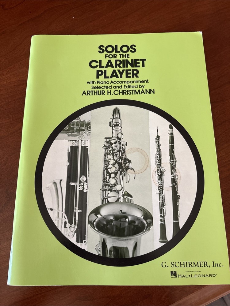 Solos for the Clarinet Player with Separate Piano Accompaniment