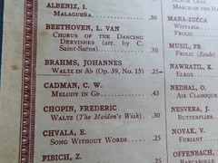 Waltz in A flat – by Johannes Brahms – 1926 sheet music for Piano – Boston Music