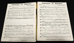 Soliloquy At Nightfall Sheet Music Score by Alan Grayson Wynn Band Series