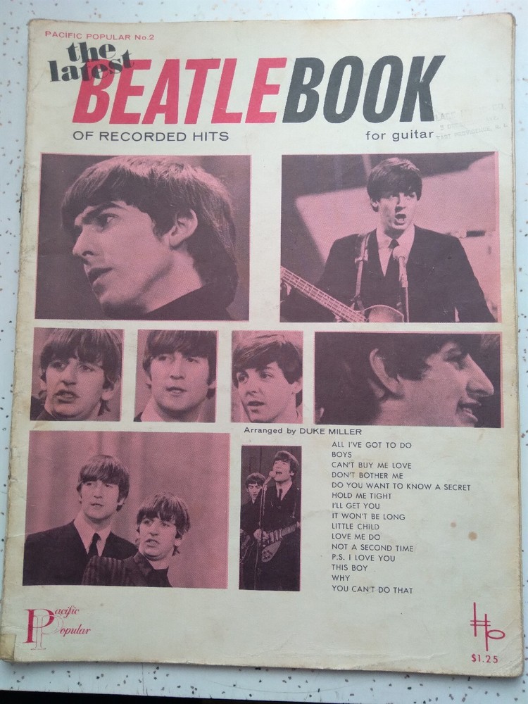 The Latest BEATLE BOOK – Sheet Music – 32 pages