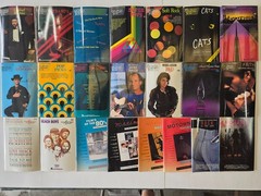 Lot-23 Vintage Easy Electronic Keyboard Music ABC Songbooks 80-90s Pop Rock Hits