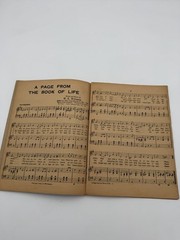 Antique New Music Album 1901 Sheet Music Book Columbia House