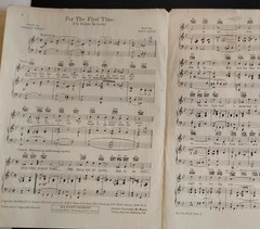 For the First Time – by Charles Tobias, David Kapp – Vintage 1943 sheet music