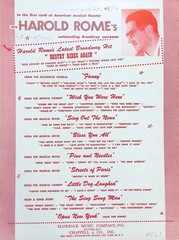 Fair Warning Sheet Music Destry Rides Again Harold Rome 1959 Musical Western