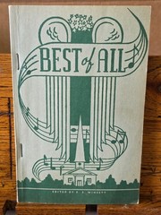 Vintage 1951 Best of All hymn book sheet music great condition