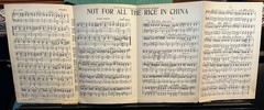 NOT FOR ALL THE RICE IN CHINA Sheet Music from AS THOUSANDS CHEER Berlin Piano