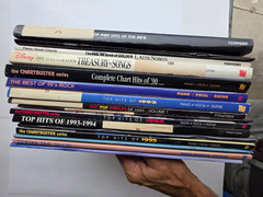 Lot of 16 Vintage 1990s Piano/Vocal/Guitar Songbooks – 90s Chart Top Hits ROCK +