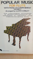 Popular music for flute with piano accompaniment Volume 2 Arr Lloyd Conley