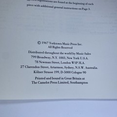 The Joy of Organ Music (1967) – Nelson Varon – Yorktown Music Press – 80 Pages