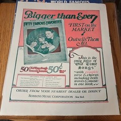 Robbins Hikin&rsquo; Down the Highway Sheet Music Voice Piano Pop 799