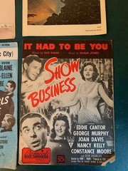 Vtg Lot 5 Sheet Music- He, Four Strong Winds, Three Little Girls Blue, Show Bus.
