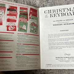 Christmas at the Keyboard, 1965 Softcover , Piano/Organ Sheetmusic