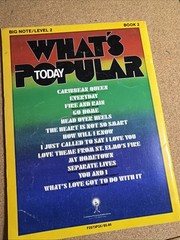 1980’s Big Note Piano Pop Rock Songbook Whats Popular Now Very Good Condition