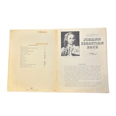 Vintage Sheet Music Book The Young Pianist BACH Collection Easier Piano 1970