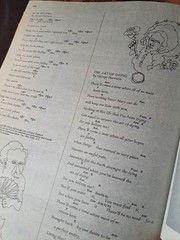 George Harrison Songbook 1rst Edition 1970 Complete Poster Lyrics Charts Intact