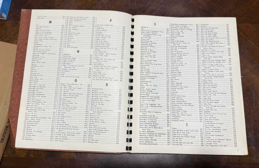 Vintage Over 1000 Songs Anthology c1950 Great American Songbook Jazz Fake Book