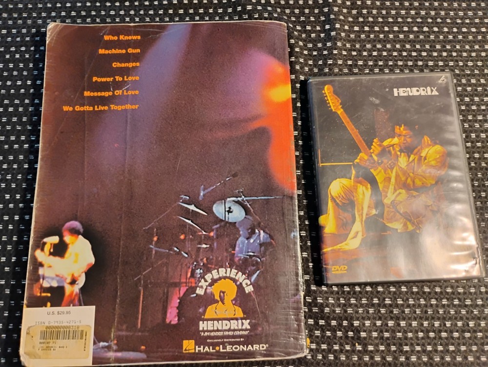 JIMI HENDRIX – BAND OF GYPSYS Transcribed Scores And Dvd (Damaged Book)