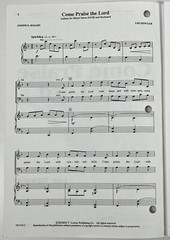 Come Praise the Lord Lee Dengler SATB Chorus Piano Sheet Music Lorenz Publishing