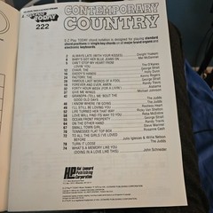 EZ Play Today: CONTEMPORARY Songbook Organ/Piano/Electronic Keyboard 1989 music