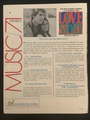 Ryan O’Neal signed sheet music