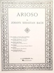 Arioso by Johann Sébastien Bach for Violin OR Cello and Piano