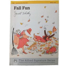 Lot of 3 Halloween / Fall, Early Elementary Piano Solo Sheet Music, Very Good