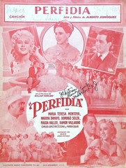 Perfidia Sheet Music Maria Montoya Marina Tamayo 1939 Film Title Song Mexican